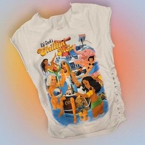 SOLD Kid Rock’s “Chillin the Most” Cut & Tied Restyled  T-Shirt